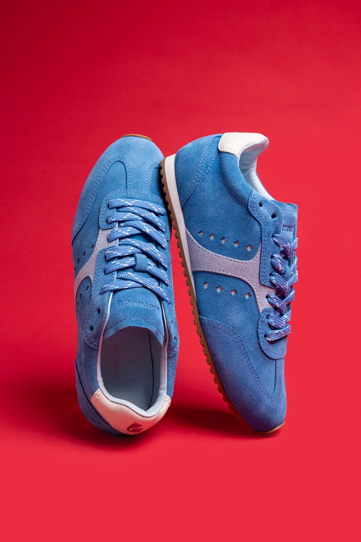 Stella Sneaker In Azure Suede - Image 2