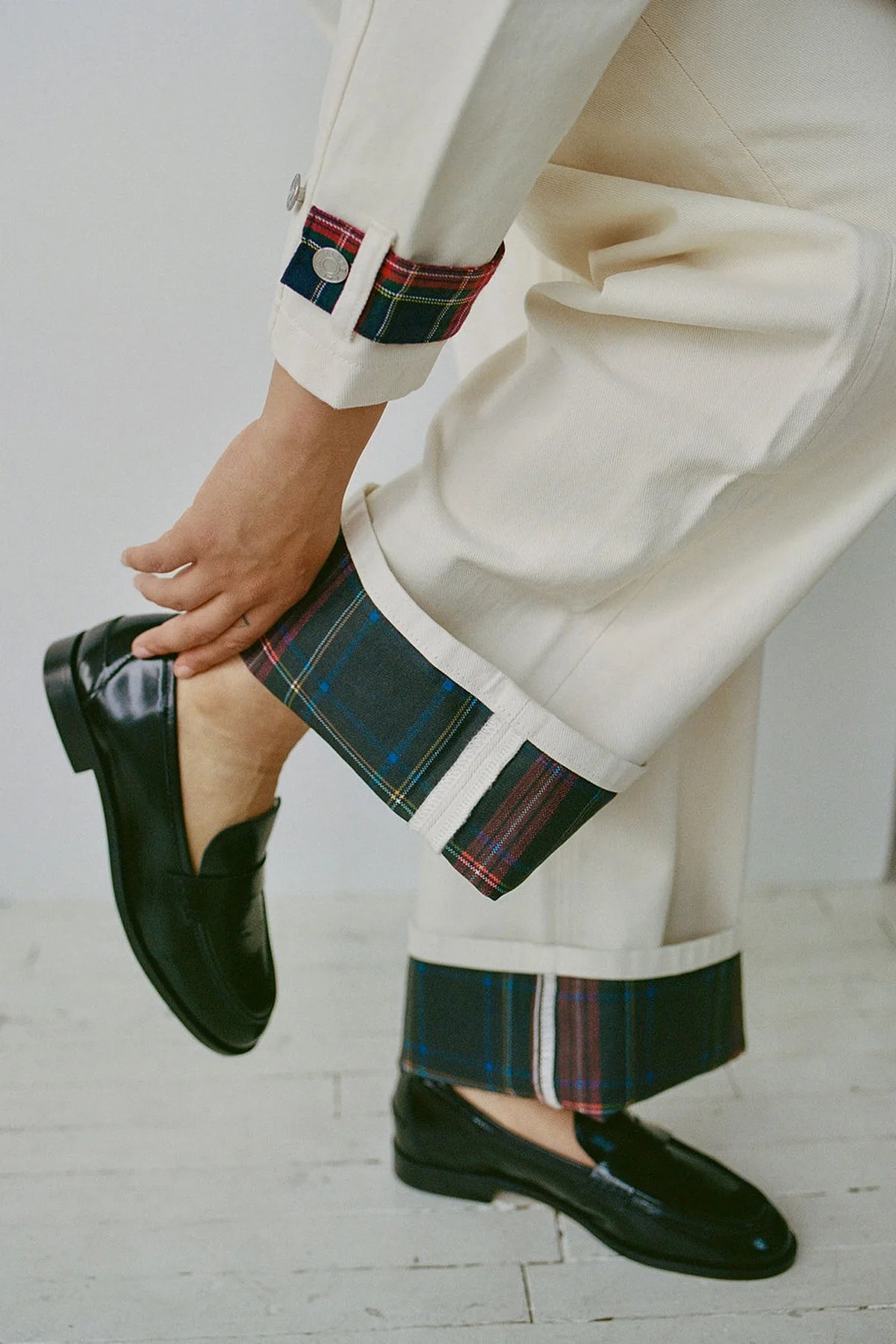 Larroudé x Parke Loafer In Black Box Leather - Image 6