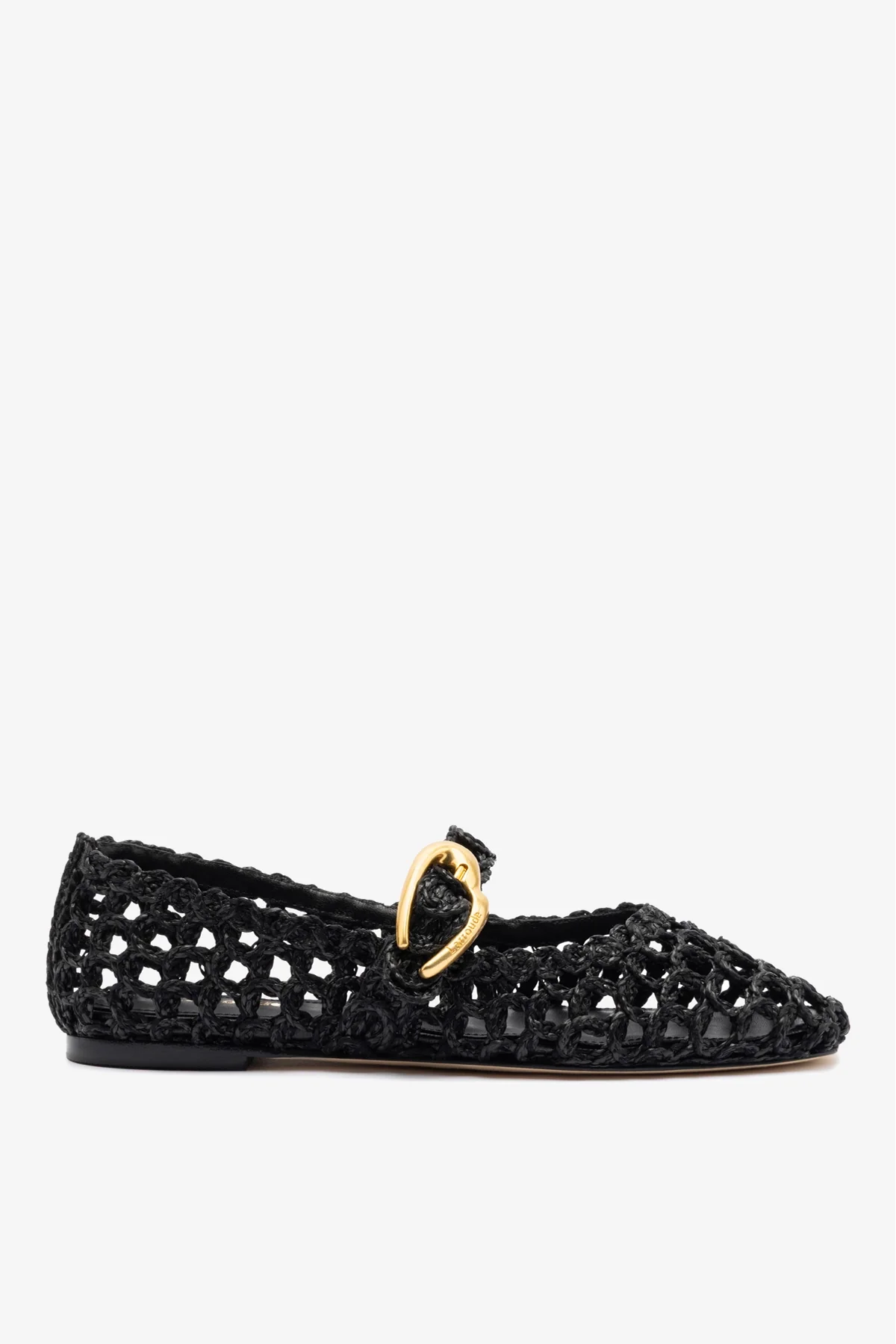 Verona Macrame In Black Embroidered Raffia