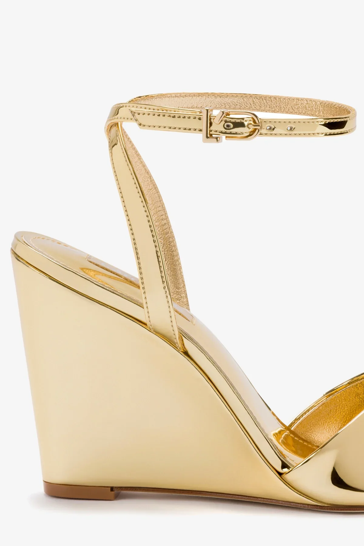 Yves Wedge In Gold Specchio - Image 4