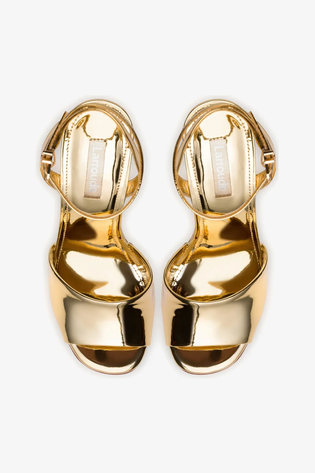 Yves Wedge In Gold Specchio - Image 7