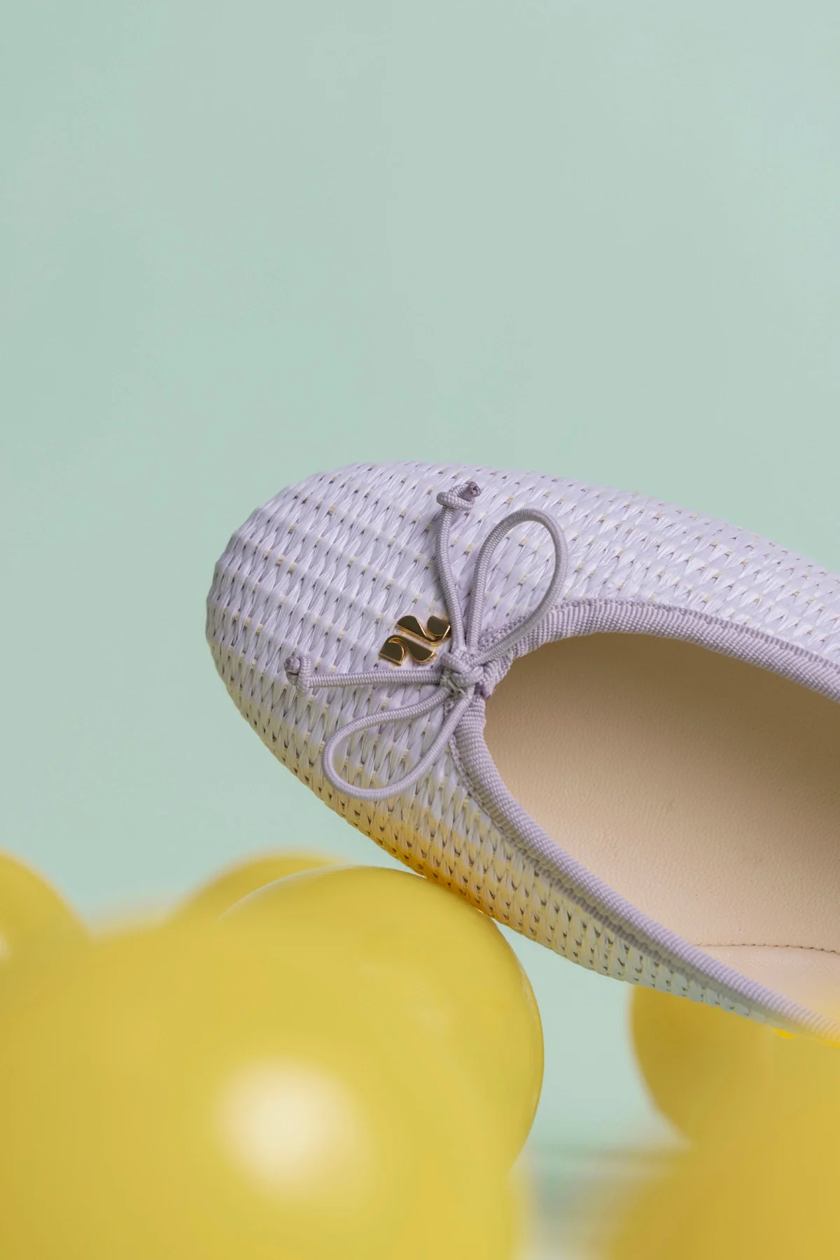 Pavlova Ballet Flat Iris Raffia - Image 6
