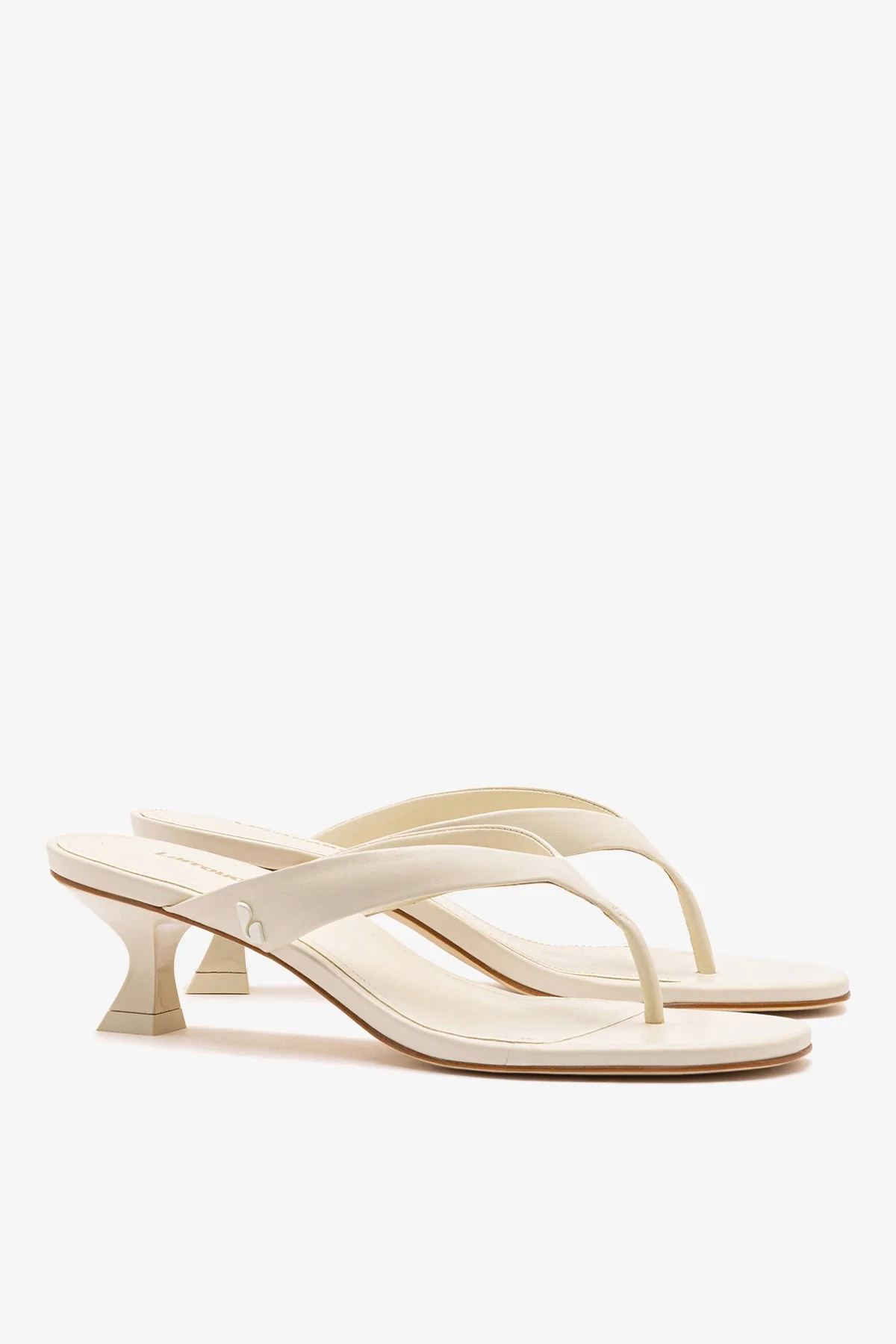 Gaia Low In Ivory Leather - Image 2