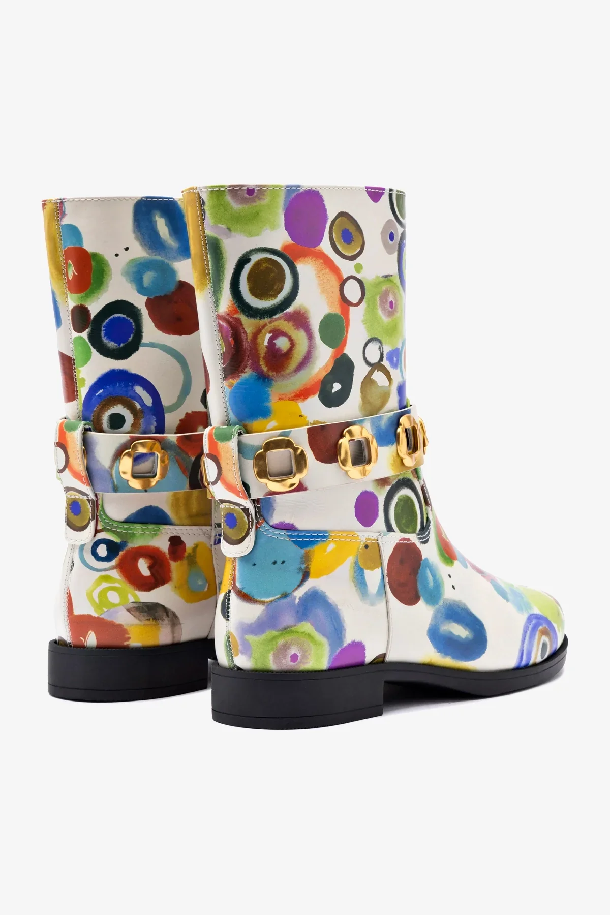 Larroudé x Libertine Milan Flat Bootie In JH Gouache - Image 7