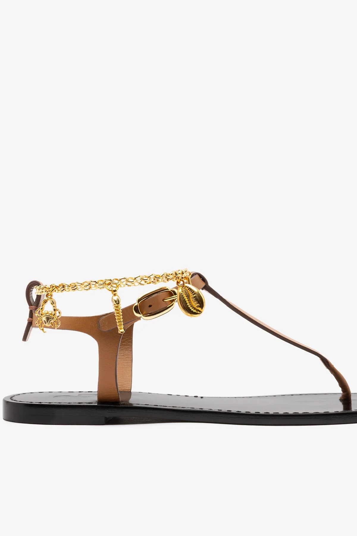 Gipsy Sandal In Light Caramel Vegetale Leather - Image 5