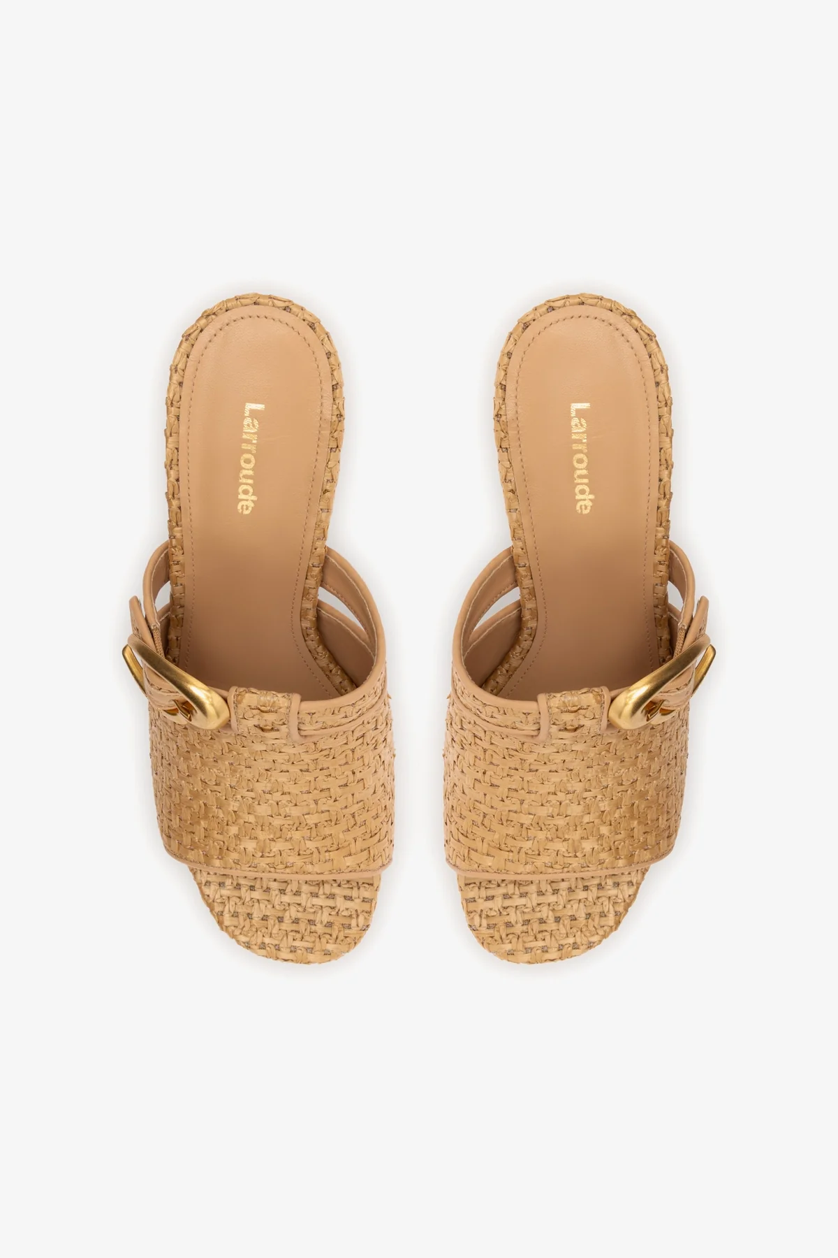 Dolly Verona Mule In Natural Raffia - Image 7