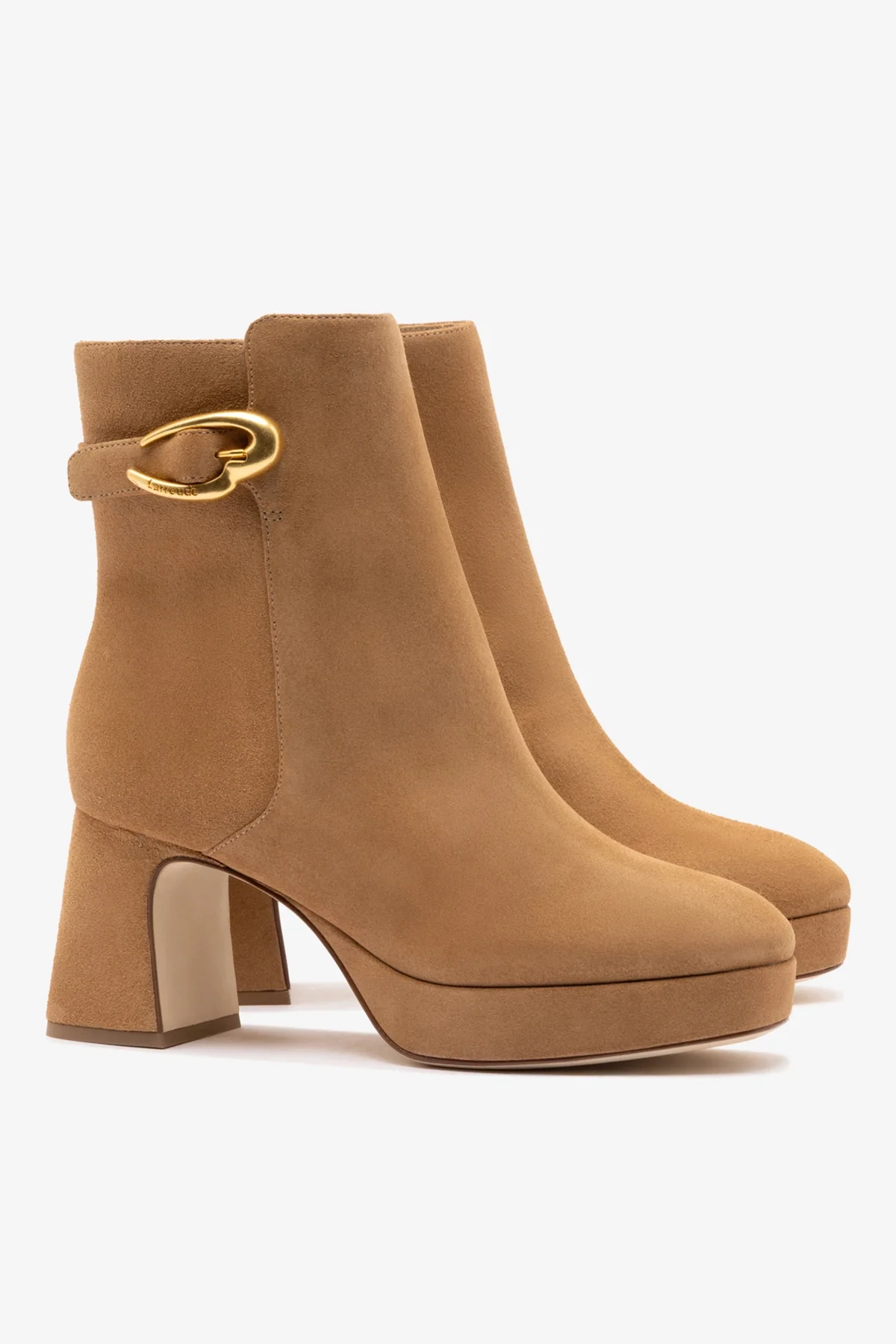Dolly Verona Low Boot In Peanut Suede - Image 2