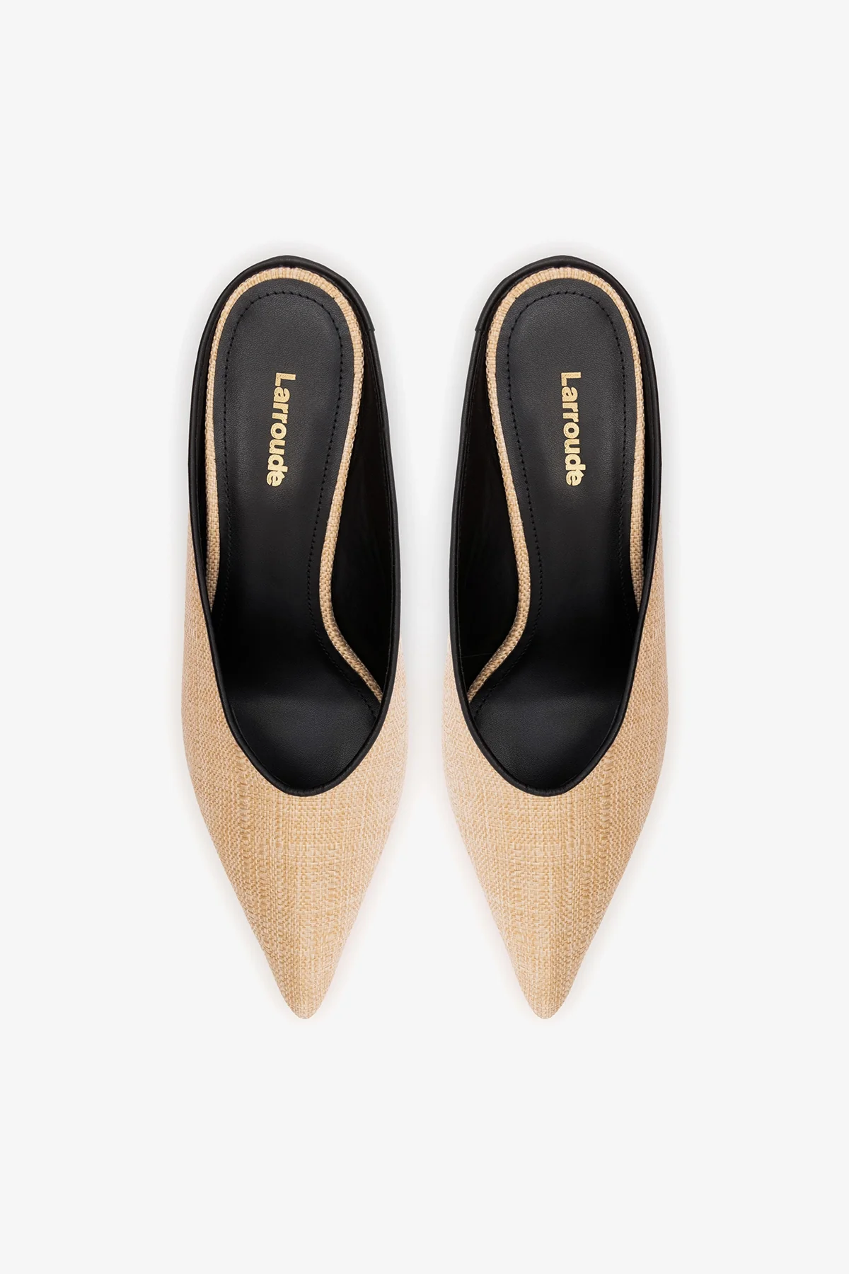 Loulou Mule Beige Raffia - Image 5