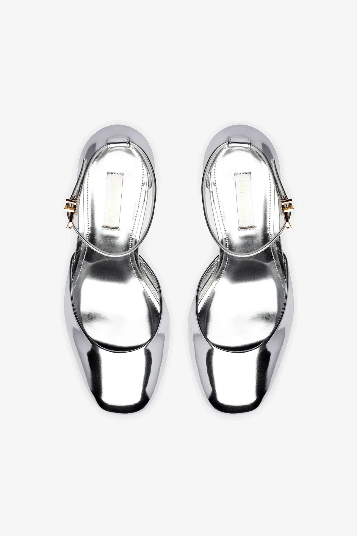 Ari Pump In Silver Specchio - Image 6